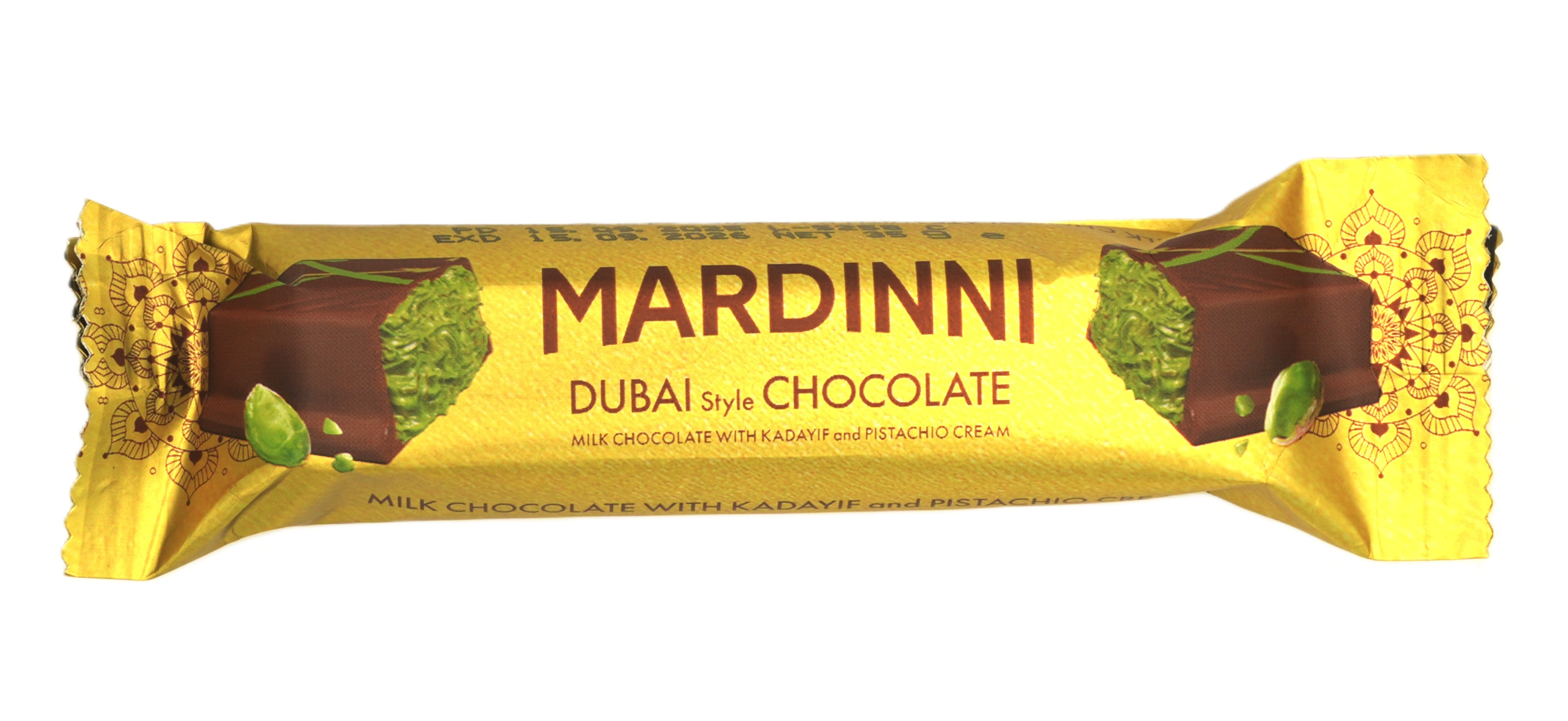 Mardinni Dubai Chocolate With Kunafa & Pistachio Cream Small