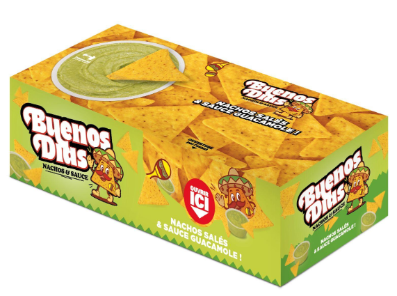 Buenos Dias Nachos Salés & Sauce Guacamole - My American Shop