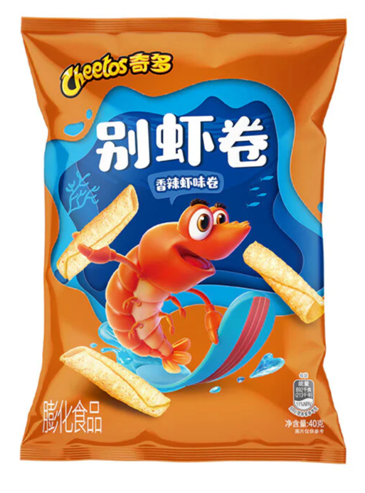 Cheetos Spicy Shrimp Flavored Rolls - My American Shop