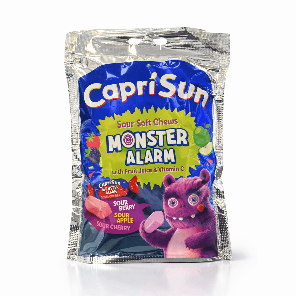 Capri Sun Sour Soft Chews Monster Alarm Berry Apple and Cherry - My American Shop