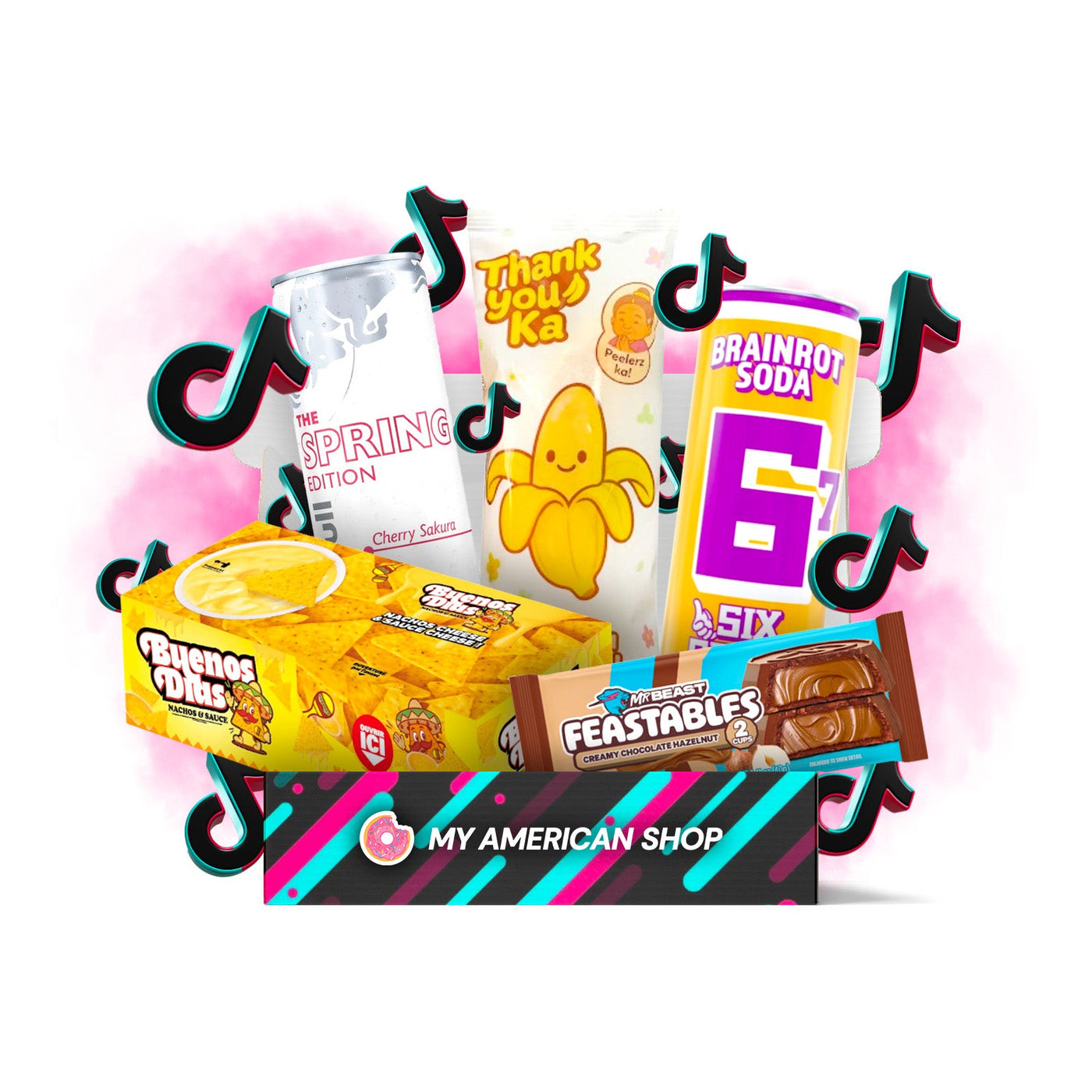 Le Colis Suspect - Pack Snacks Internationaux à Découvrir - My American Shop