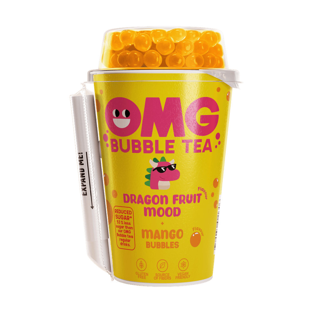 OMG Bubble Tea Dragon Fruit Mango - My American Shop