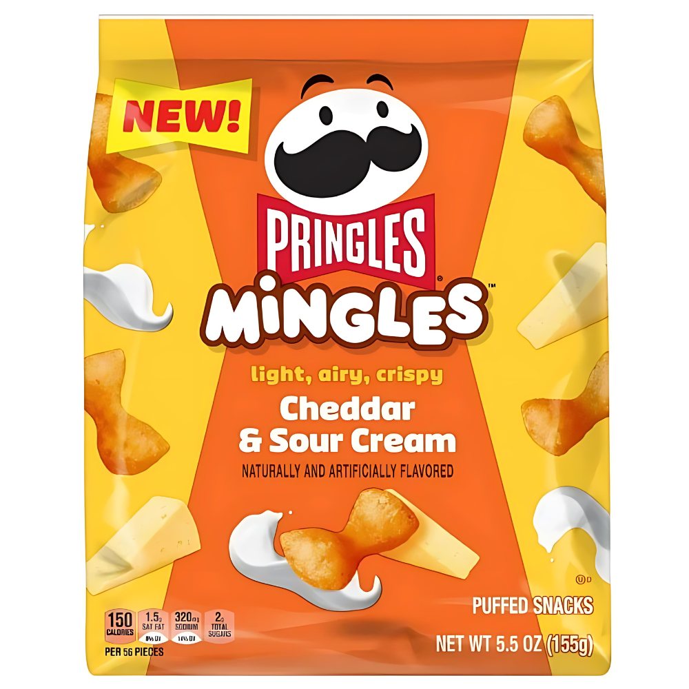 Pringles Mingles Cheddar & Sour Cream - My American Shop