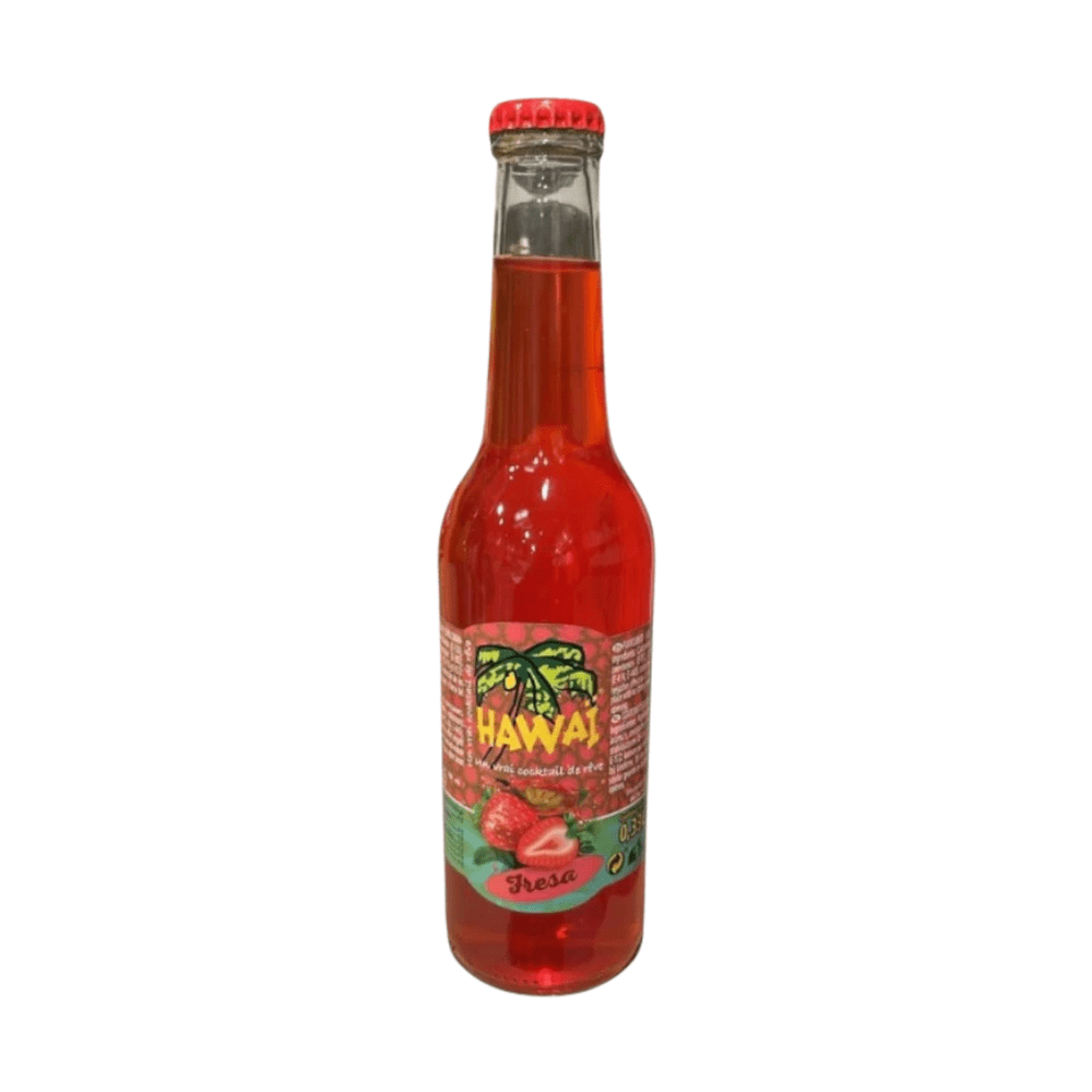 Hawaï Glass Bottle Strawberry - My American Shop