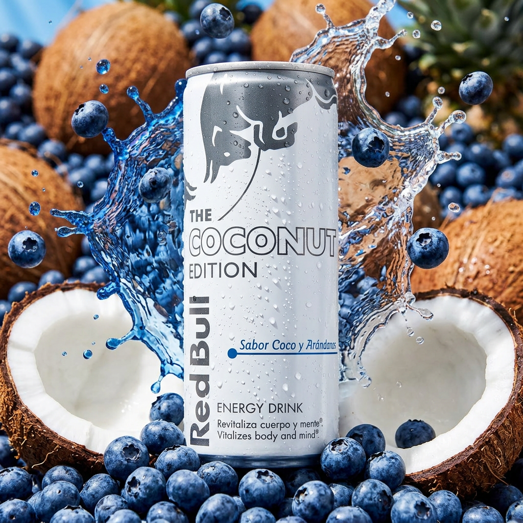 Red Bull Energy Drink White Edition Coco & Blueberry