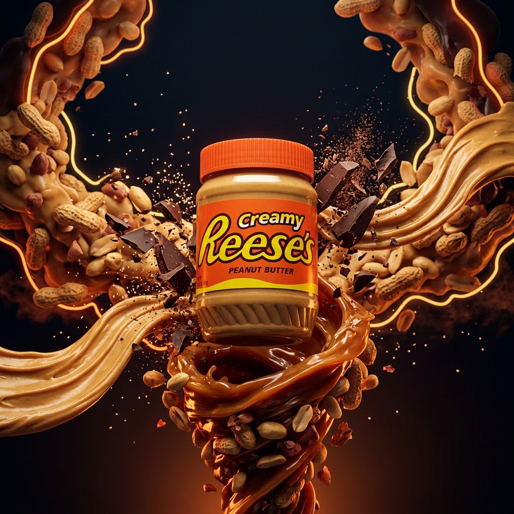 Reese's Peanut Butter Creamy Spread, pâte à tartiner cacahuète onctueuse importée des USA, disponible sur My American Shop