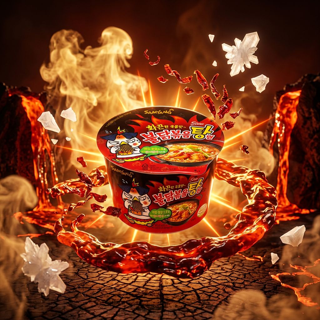 Samyang Hot Chicken Stew 120g, ragoût instantané épicé coréen au poulet et fromage, disponible sur My American Shop