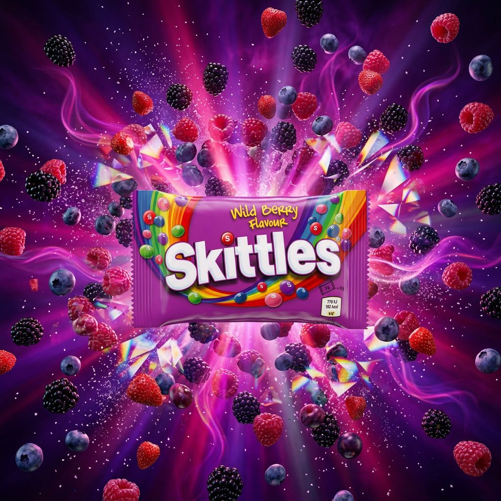 Skittles Wild Berry, bonbons baies sauvages importés des USA, disponible sur My American Shop