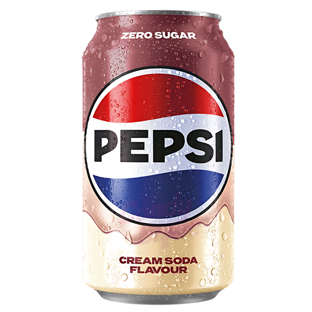 Pepsi Zero Sugar Cream Soda - My American Shop
