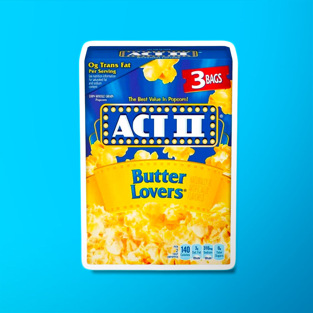 Act 2 Pop Corn Butter Lovers - My American Shop France