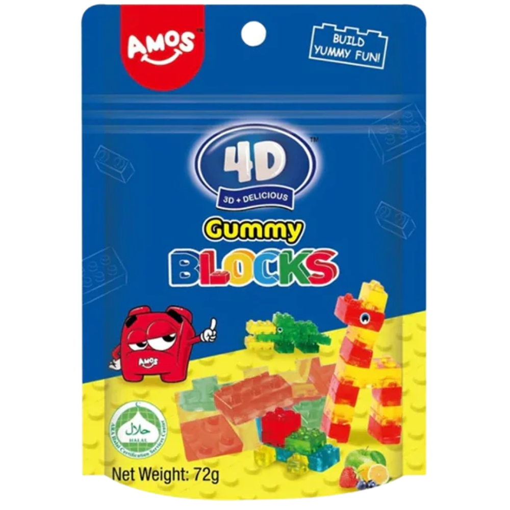 Amos 4D Gummy Blocks - My American Shop