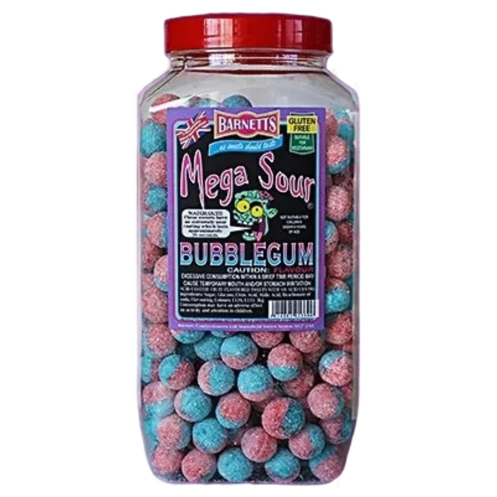 Barnetts Mega Sour Bubblegum
