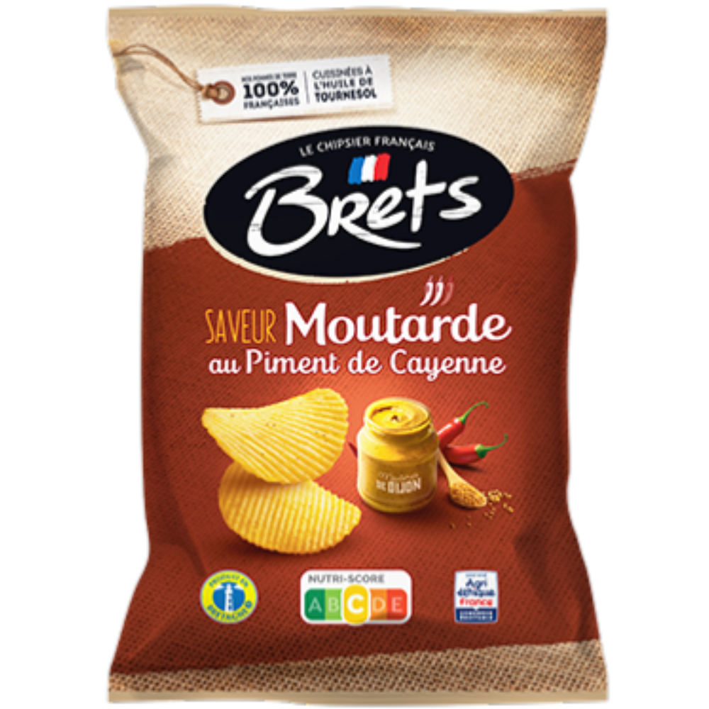 Brets Flavour Cayenne Pepper Mustard - My American Shop