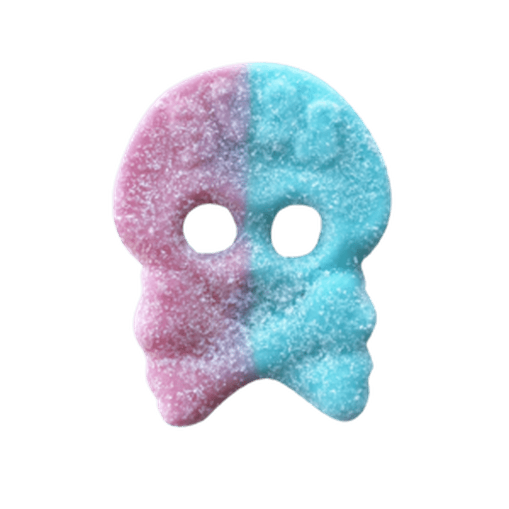 Bubs Godis Dizzy Skull Bubble Gum - My American Shop