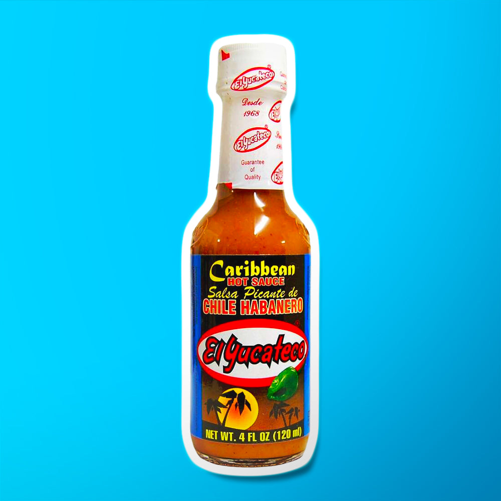 El Yucateco Caribbean Hot Sauce Chile Habanero - My American Shop France