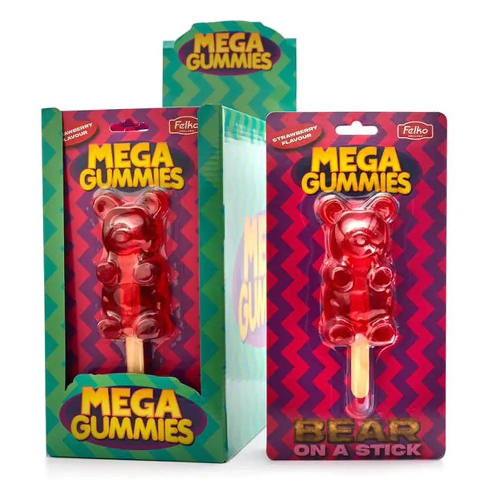 Felko Mega Gummies Bear On Stick - My American Shop
