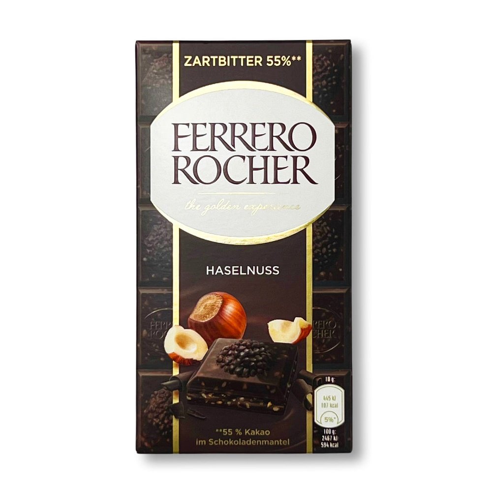 Ferrero Tab Hazelnut Dark Chocolate My American Shop