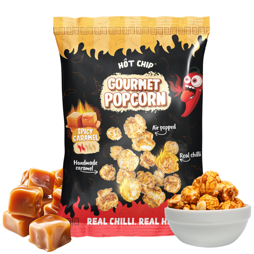 Hot Chip Popcorn Spicy Caramel - My American Shop