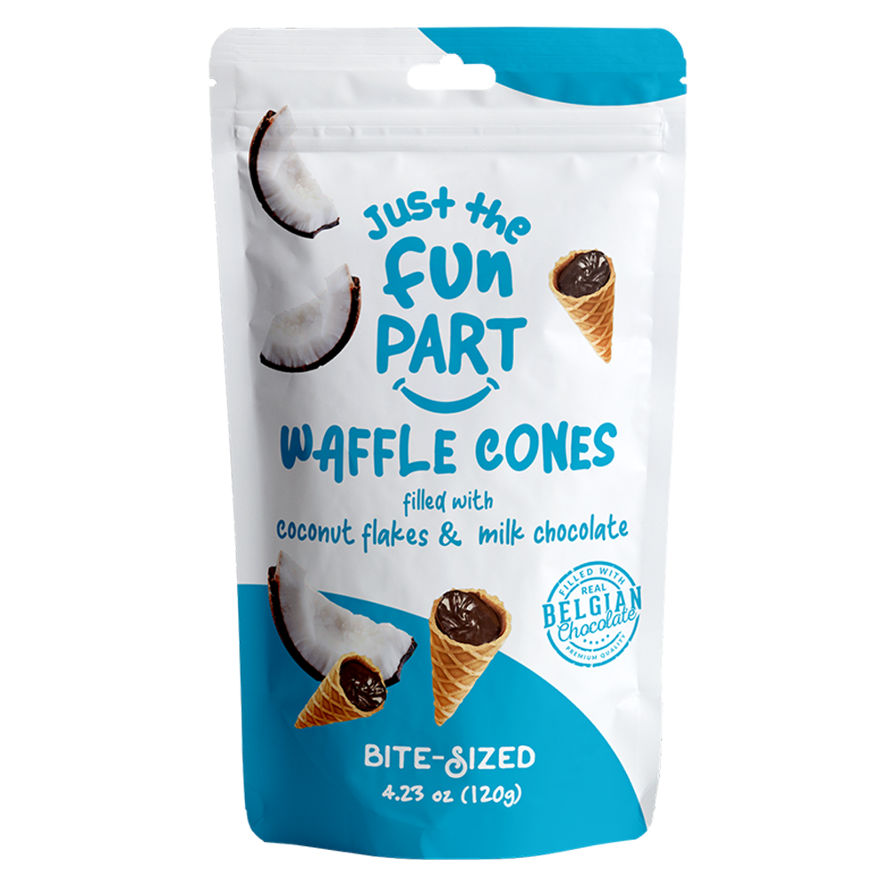 Just The Fun Part Coconut Flakes & Milk Chocolate - My American Shop