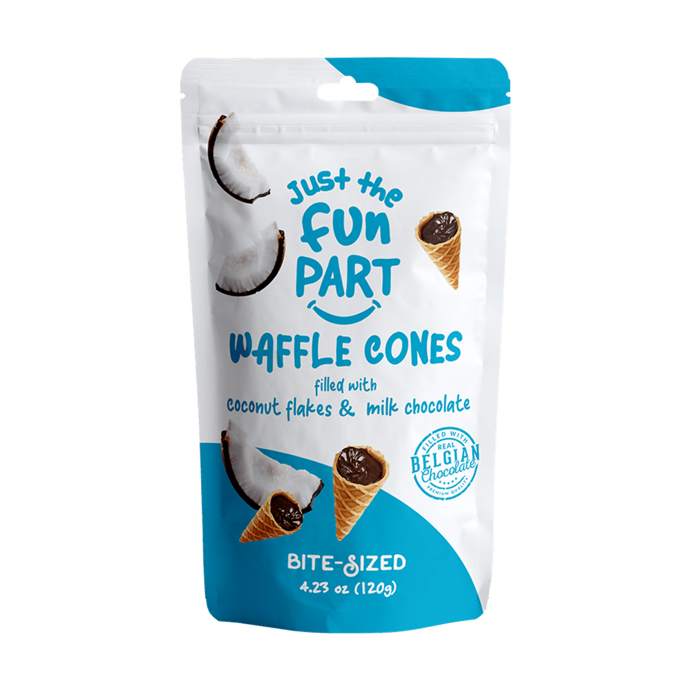 Just The Fun Part Coconut Flakes & Milk Chocolate - My American Shop
