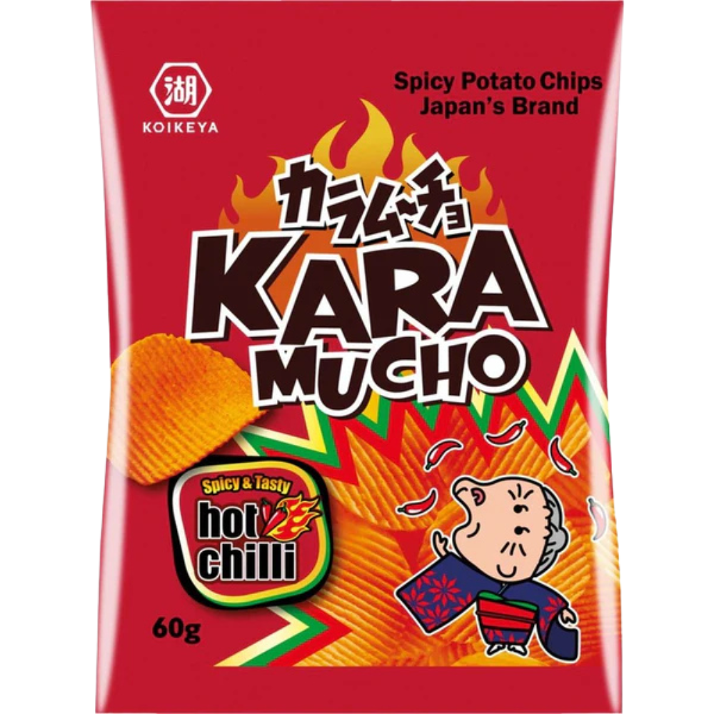 Karamucho Potato Chips Hot Chili - My American Shop