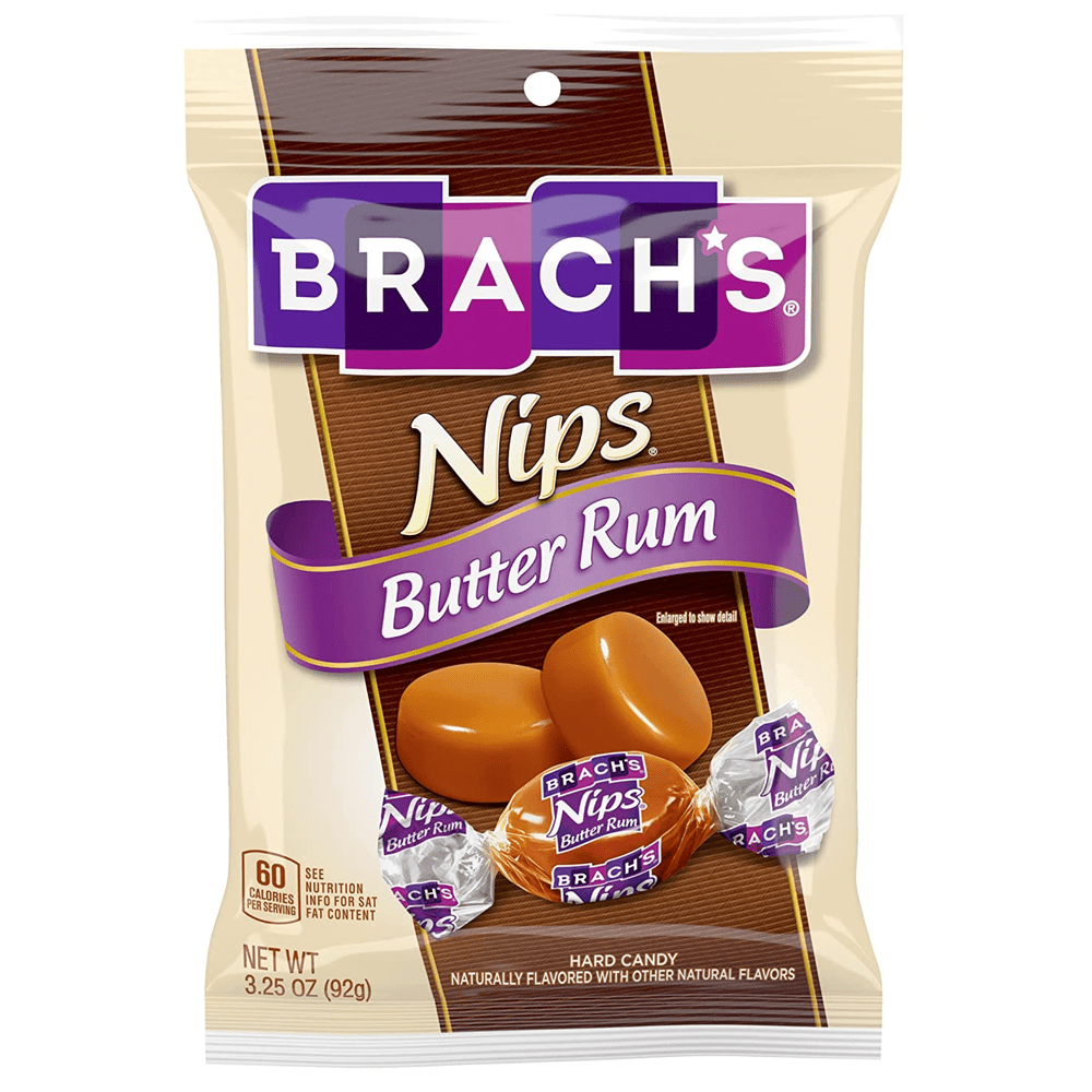 Nips Rich & Creamy Hard Candy Butter Rum - My American Shop France