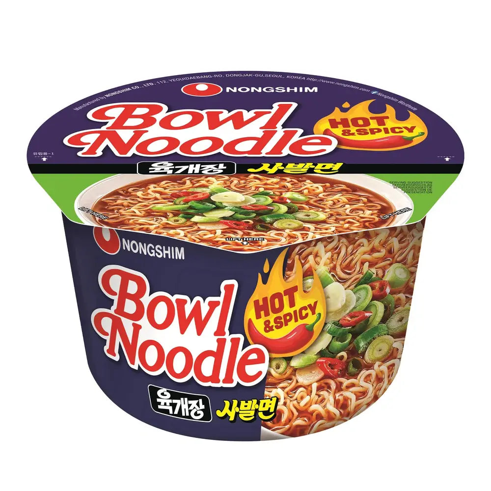 Nongshim Instant Noodles Bowl Hot & Spicy