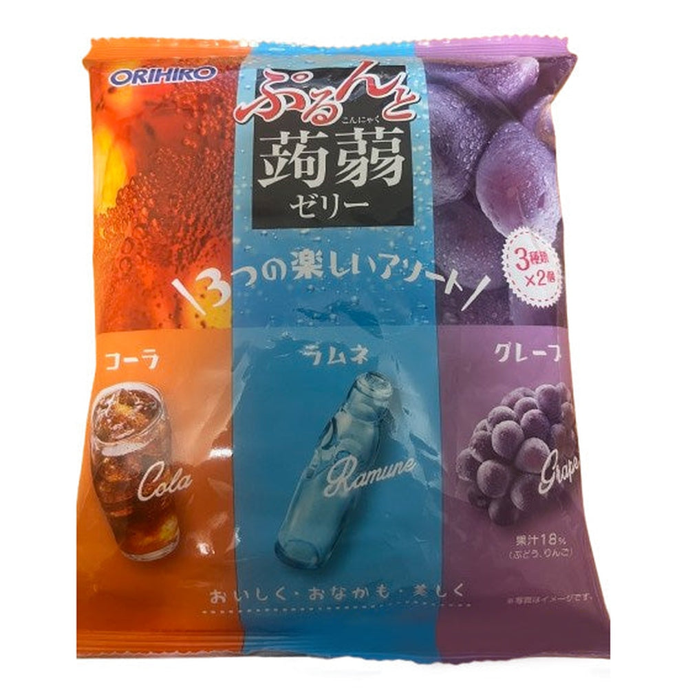 Orihiro Konjac Jelly Ramune & Cola & Grape - My American Shop