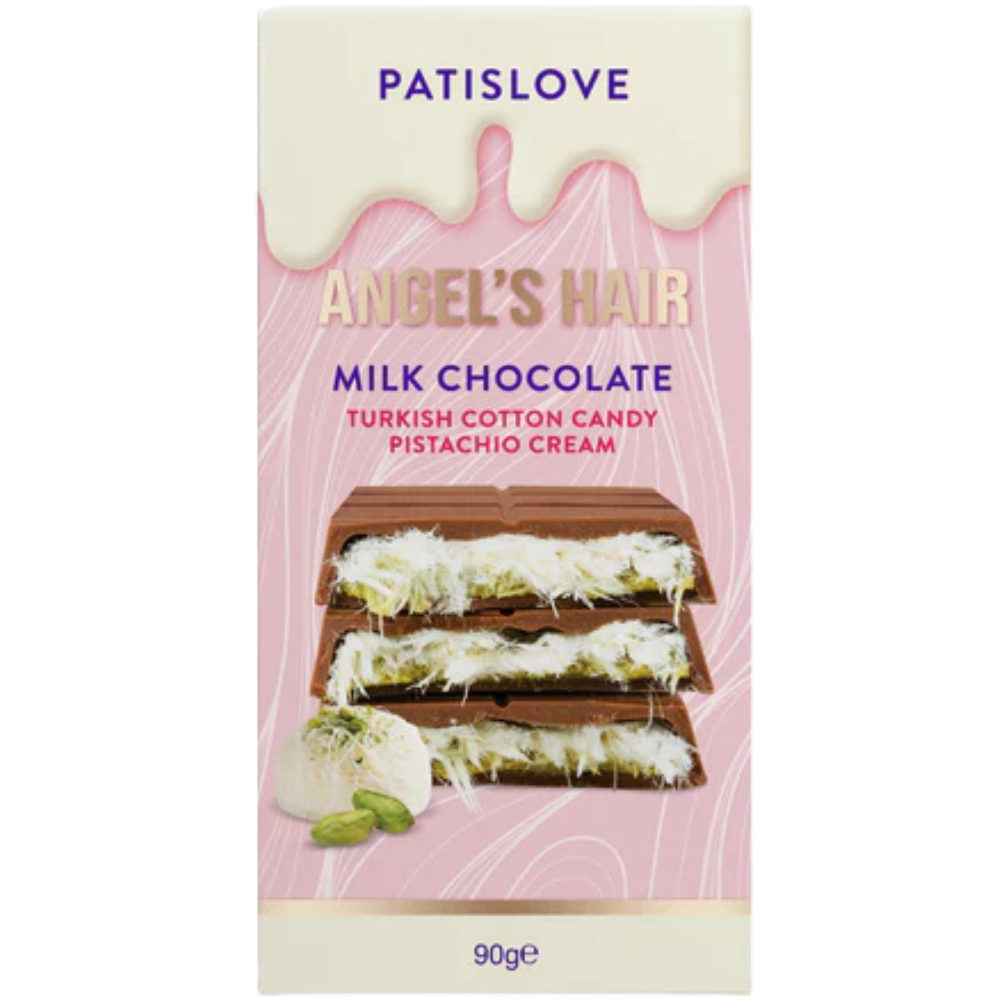 Patislove Milk Chocolate Dubai Chocolate Angel's Hair - My American Shop
