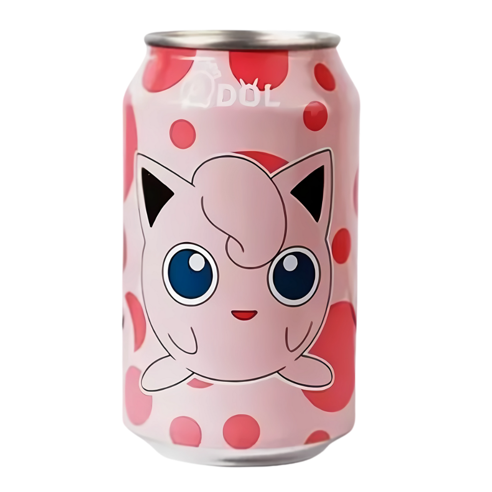 QDOL Pokemon Jigglypuff Peach Flavoured Sparkling Water - My American Shop