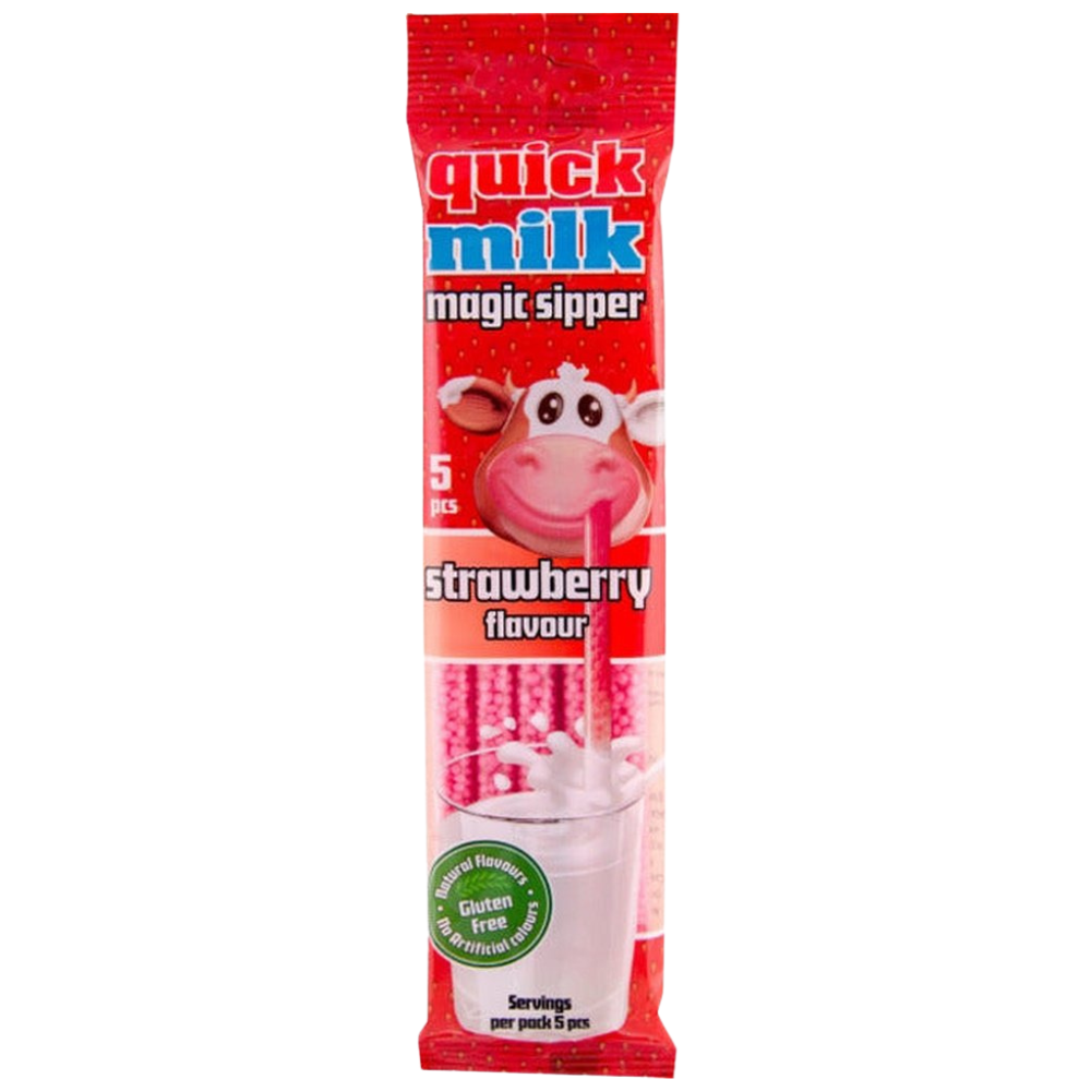 Quick Milk Magic Sipper Strawberry - My American Shop