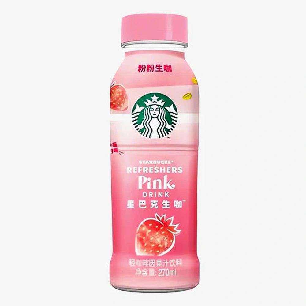 Starbucks Refresher Pink Drink Strawberry