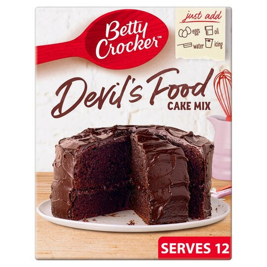Betty Crocker Cake Mix Devil's Food - My American Shop France