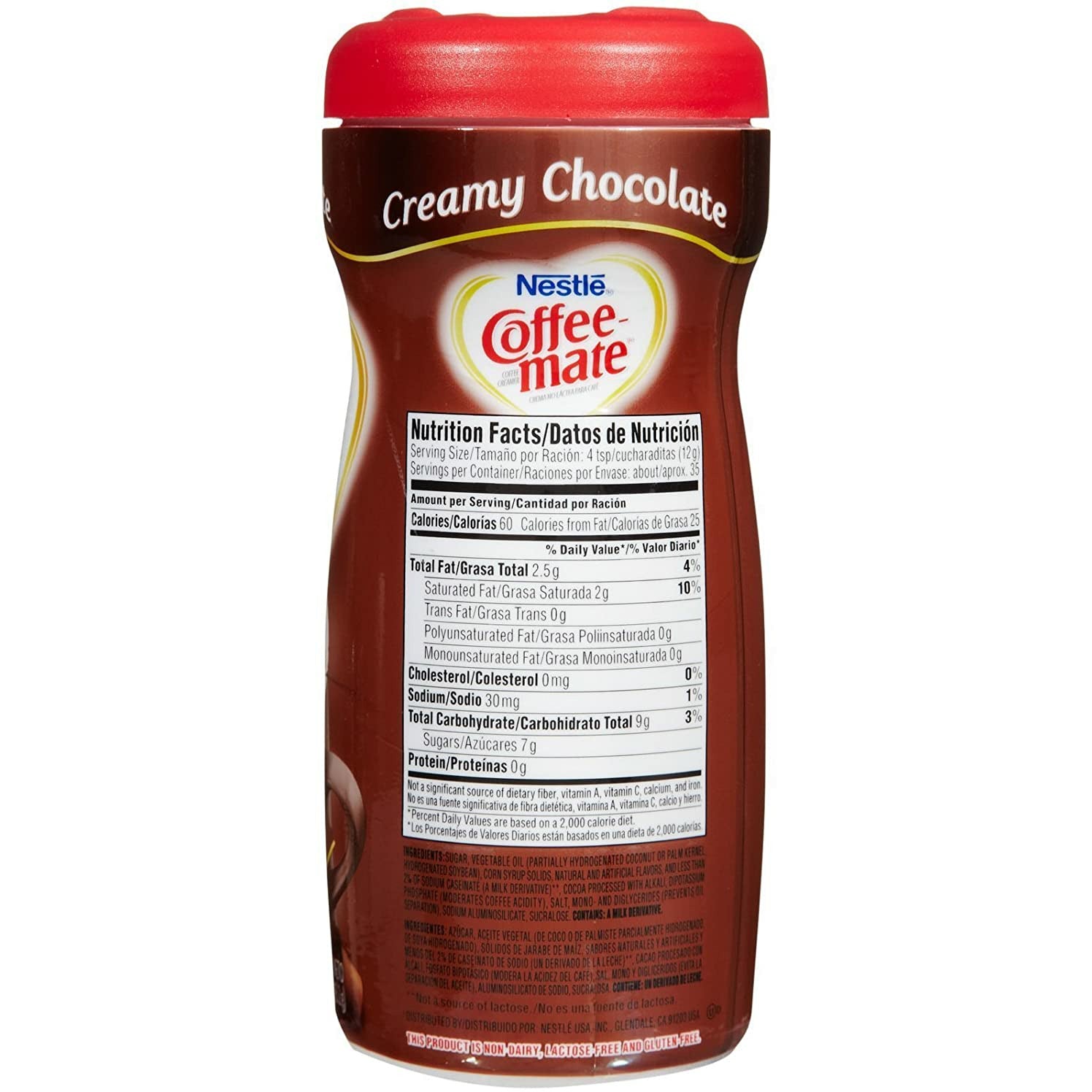 COFFEE MATE POWDER CREAMY CHOCOLATE - My American Shop