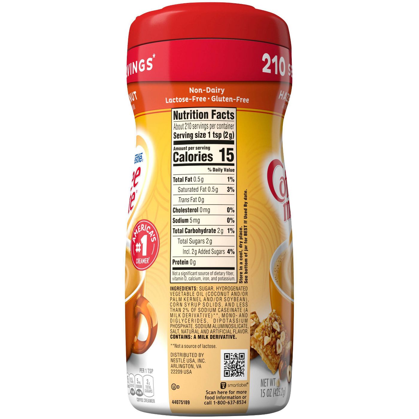 COFFEE MATE POWDER HAZELNUT - My American Shop
