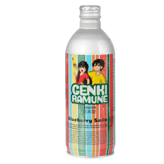 Genki Ramune Blueberry Soda - My American Shop France