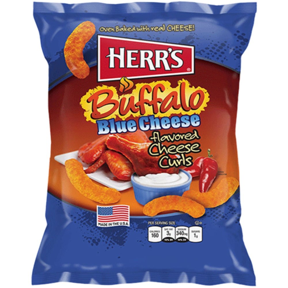 Herr's Buffalo Blue Cheese Curls - My American Shop