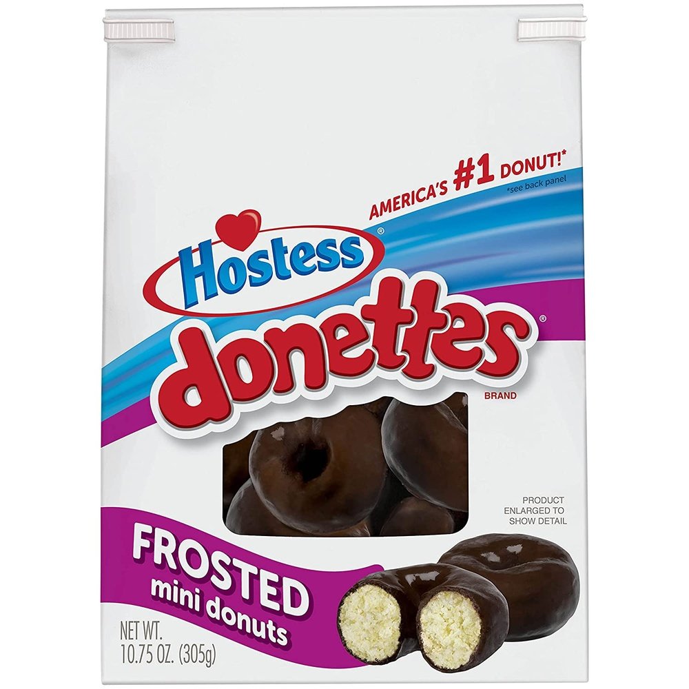 Hostess Donettes Mini Donuts Frosted Chocolate - My American Shop