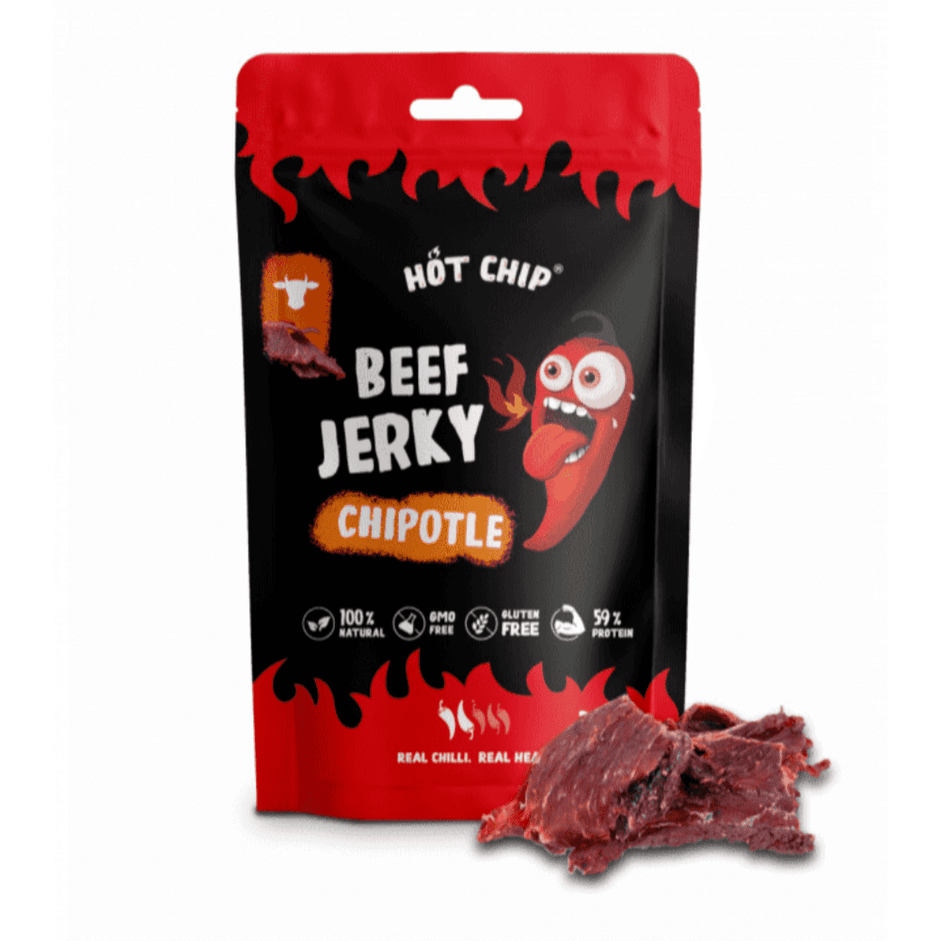 Hot Chip Beef Jerky Chipotle - My American Shop
