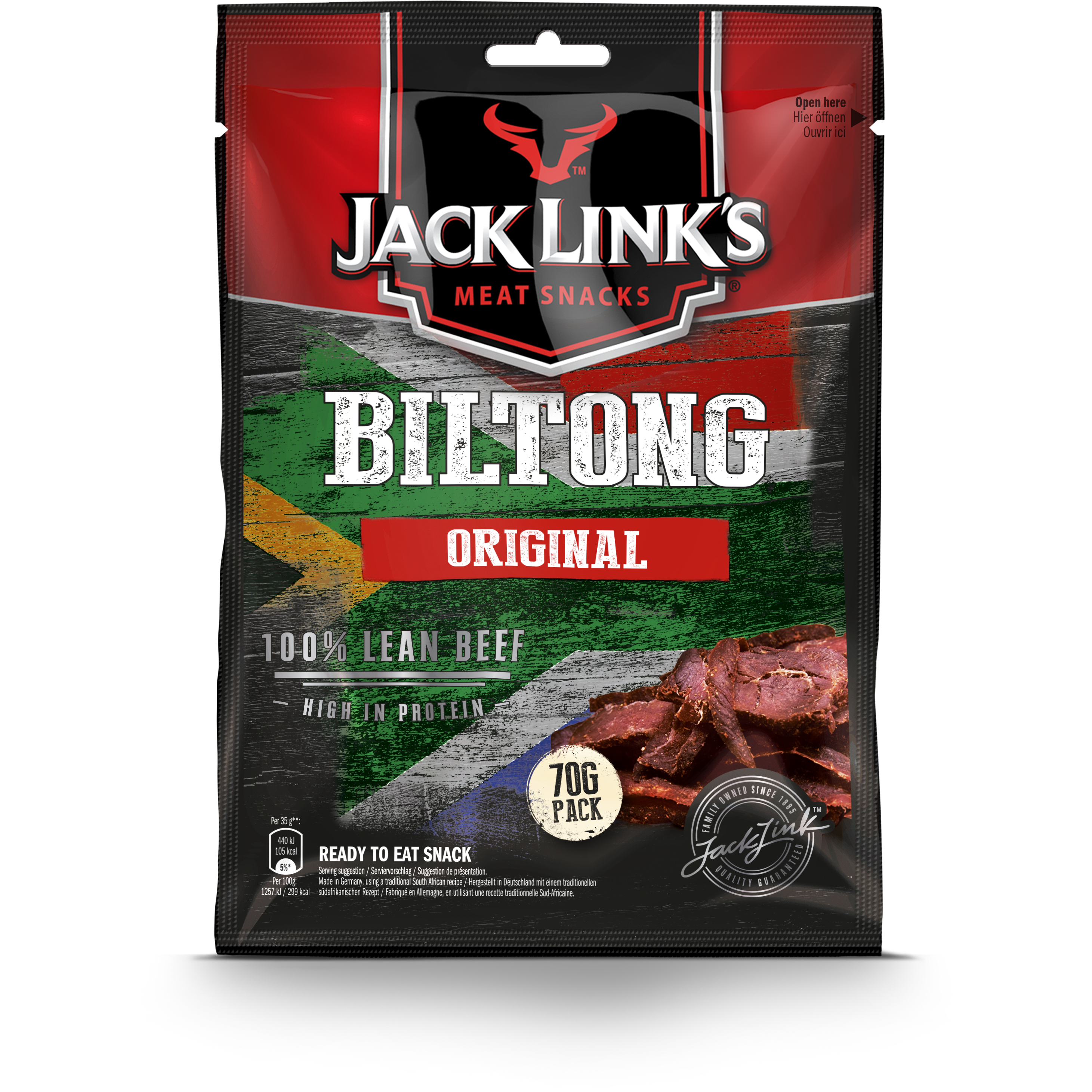 JACK LINK'S BILTONG MEDIUM - My American Shop