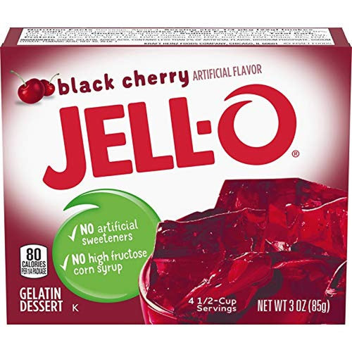 Jell-O Gelatin Black Cherry - My American Shop