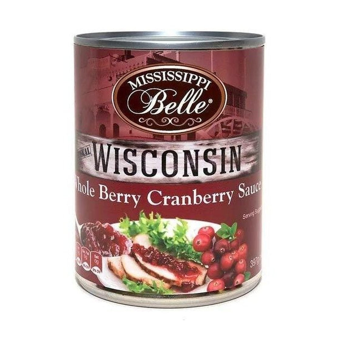MISSISSIPPI BELLE CRANBERRY SAUCE WHOLE BERRY