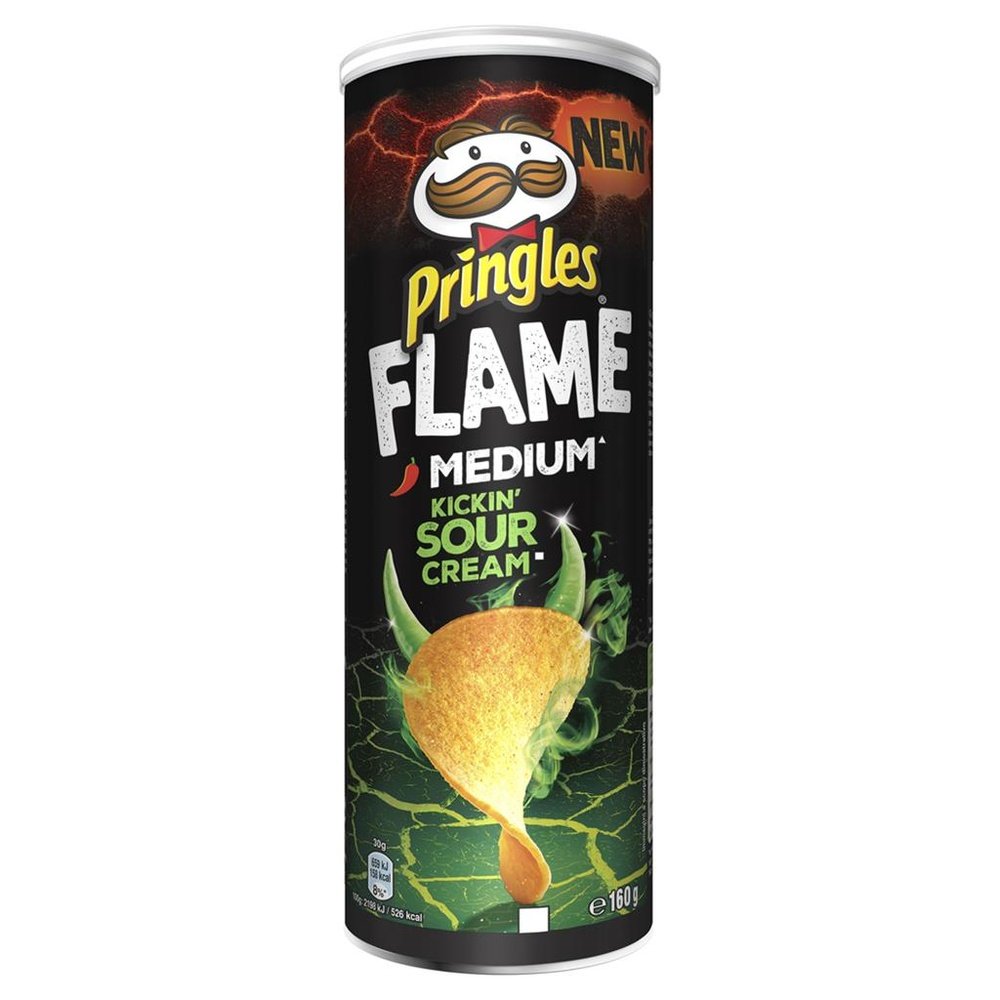 PRINGLES FLAME MEDIUM KICKIN' SOUR CREAM - My American Shop