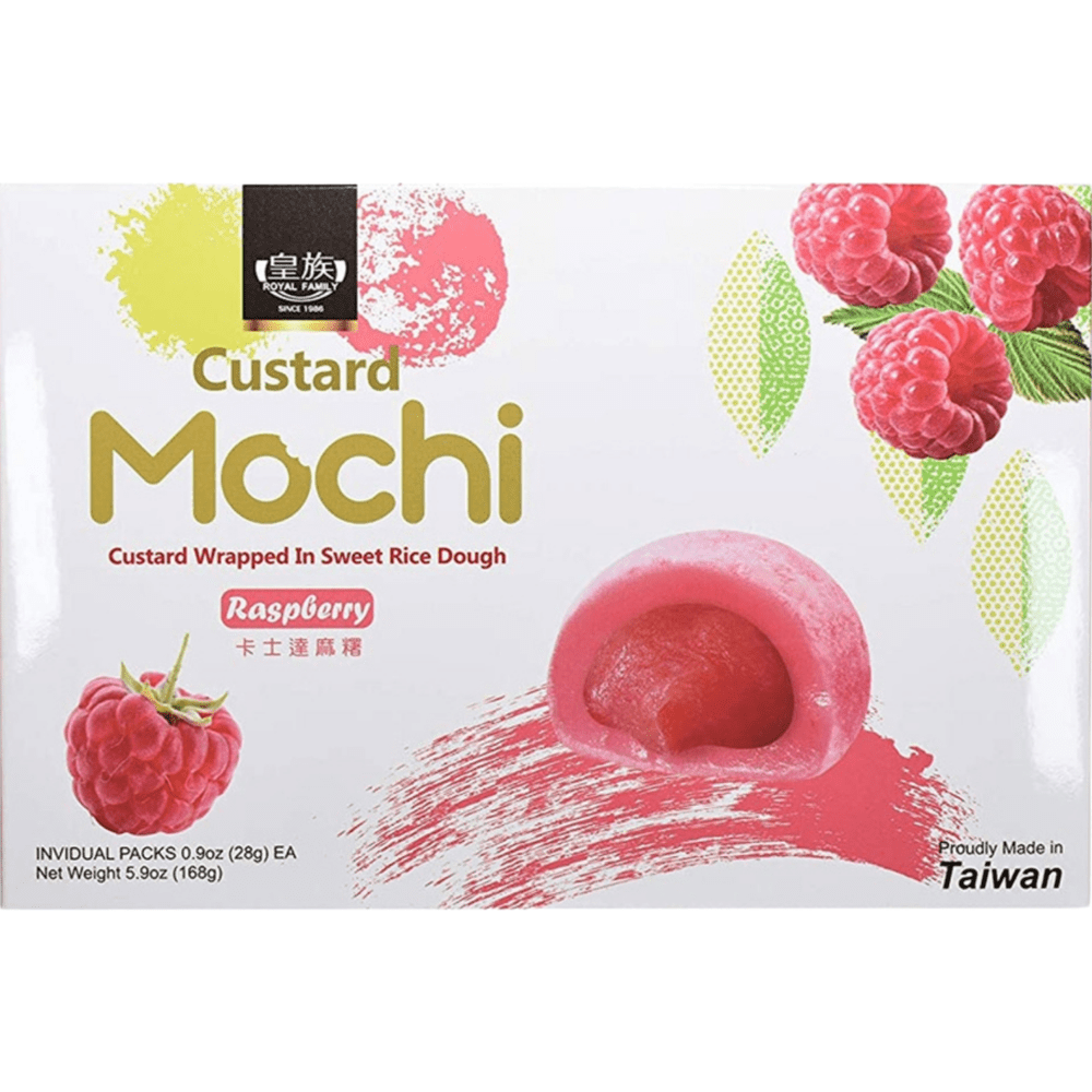 Royal Family Custard Mochi Raspberry Box - My American Shop