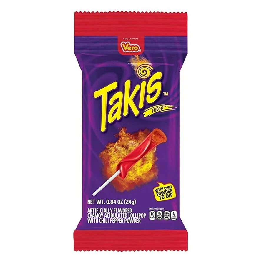 Takis Lollipop Fuego - My American Shop