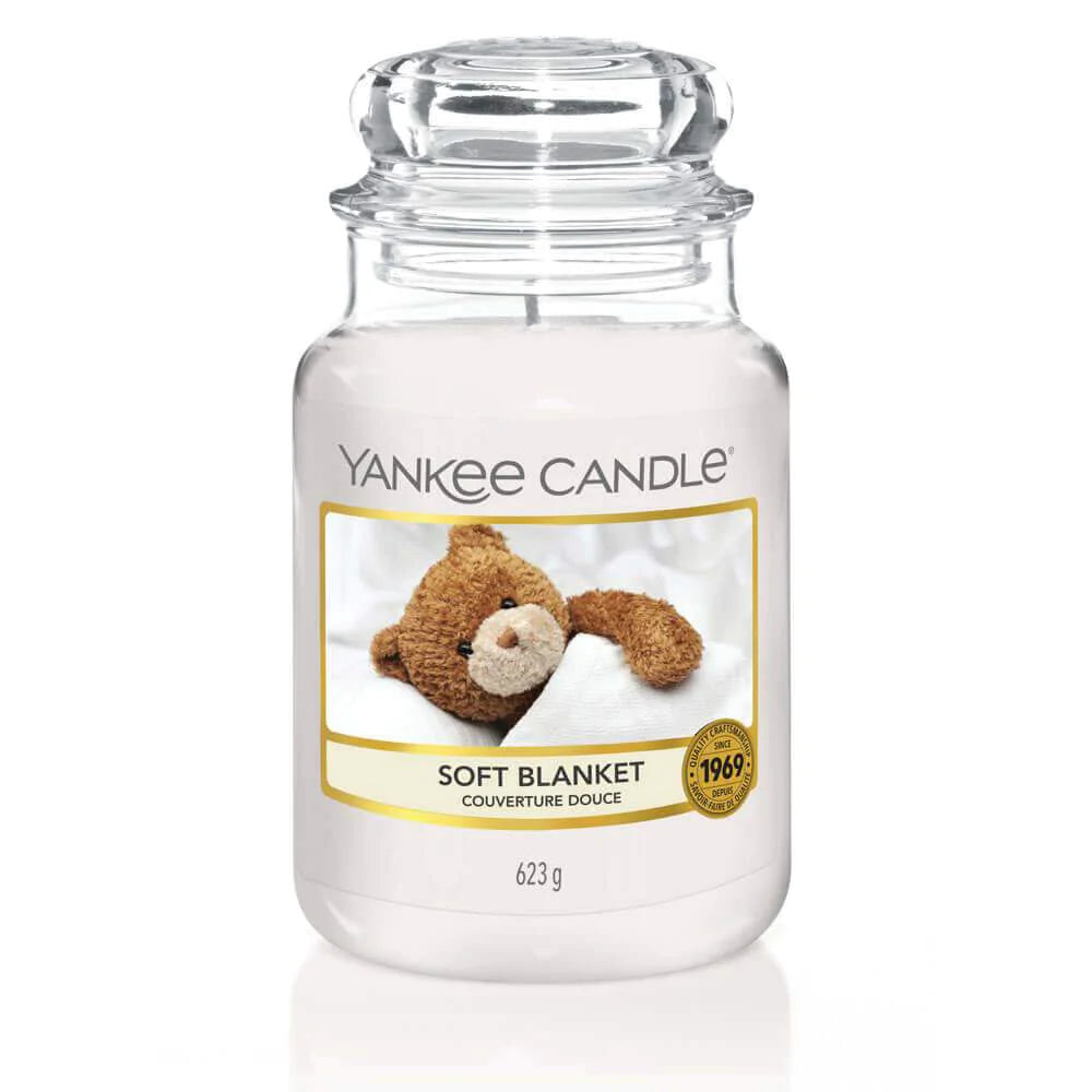 Yankee Candle Soft Blanket Grande Jarre chez My American Shop