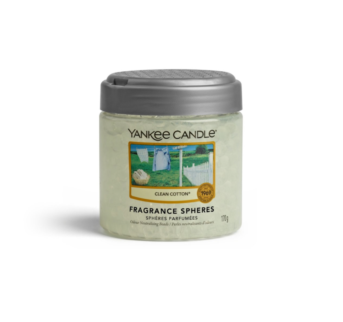 Yankee Candle sphère parfumée Clean Cotton - My American Shop France