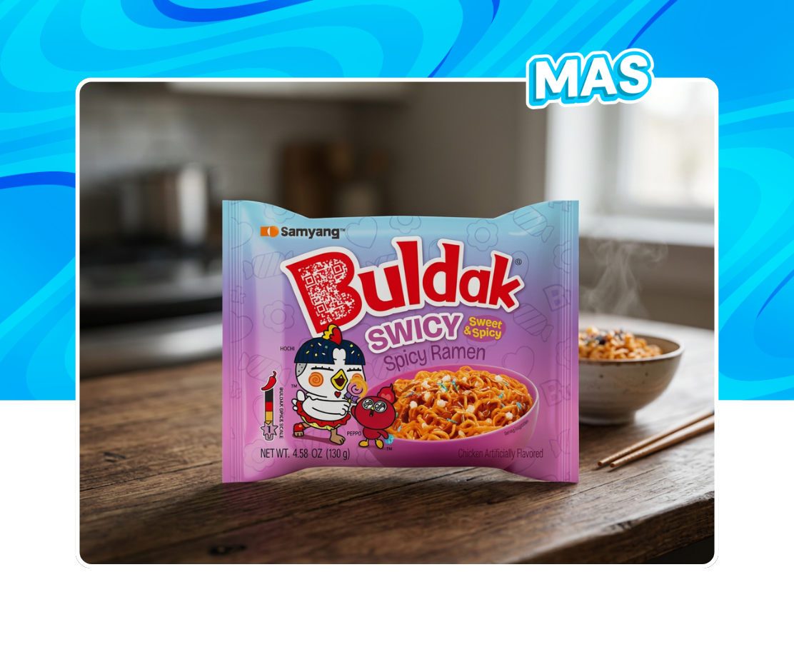 Buldak Swicy : la version sucrée-épicée pour découvrir les ramen Samyang