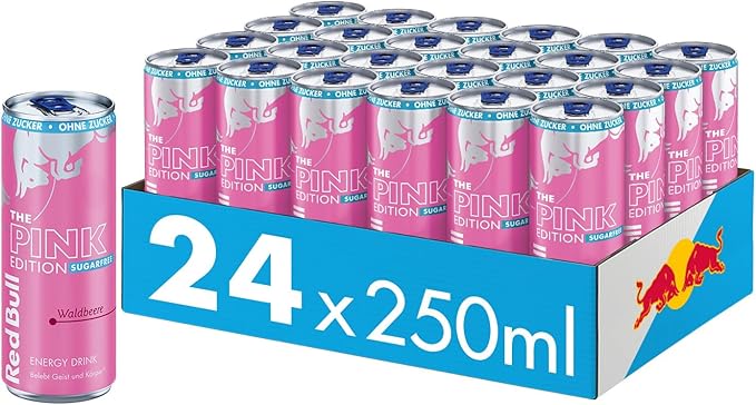 Pack Red Bull Energy The Pink Edition Wild Berry (24 unités) - My American Shop