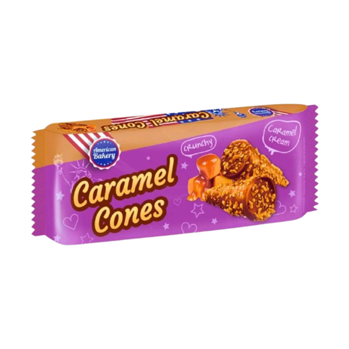 American Bakery Cones Caramel - My American Shop
